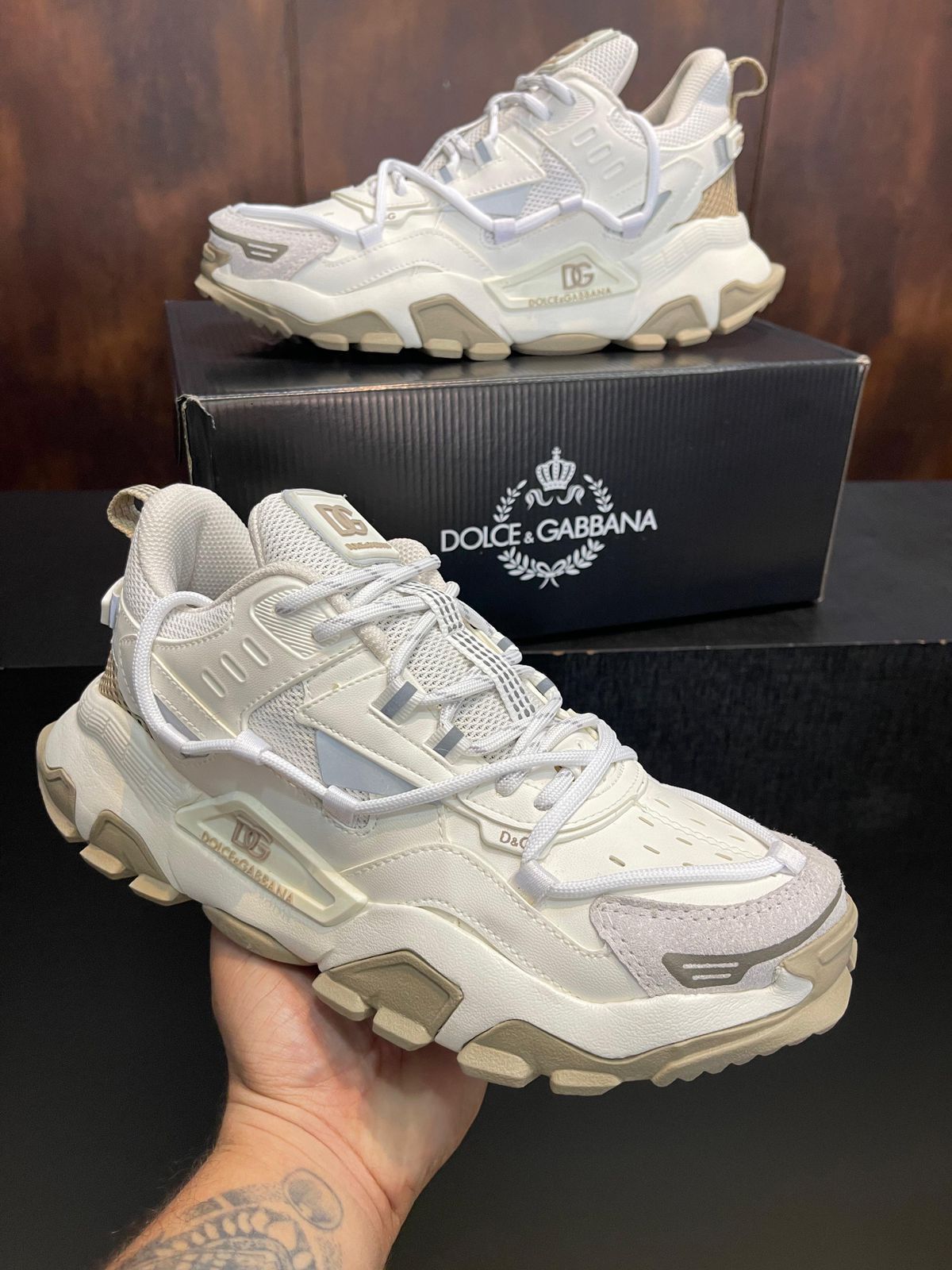 Tenis Atacado Dolce e Gabbana Trek - Tênis No Atacado-Rick Atacado